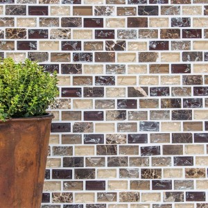 Kristall Marmor Brickmosaik Beige
 | Ekosten.se