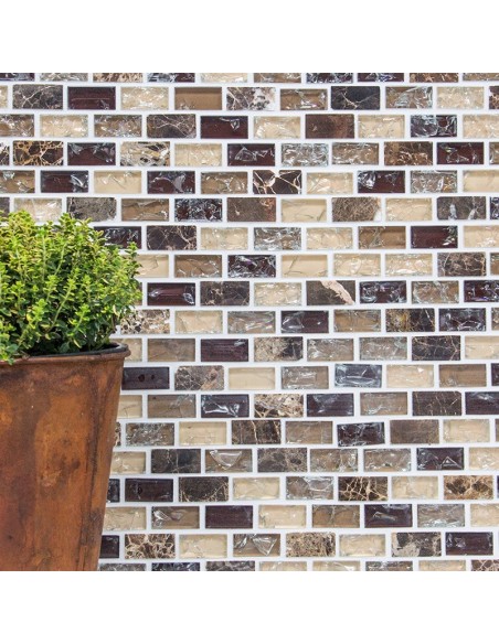 Kristall Marmor Brickmosaik Beige
 | Ekosten.se
