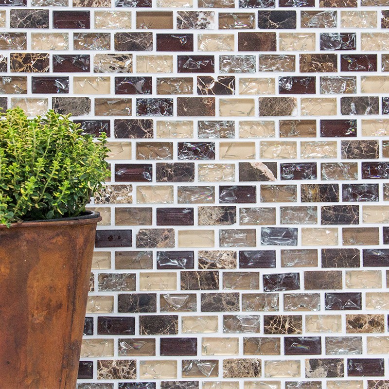 Kristall Marmor Brickmosaik Beige
 | Ekosten.se