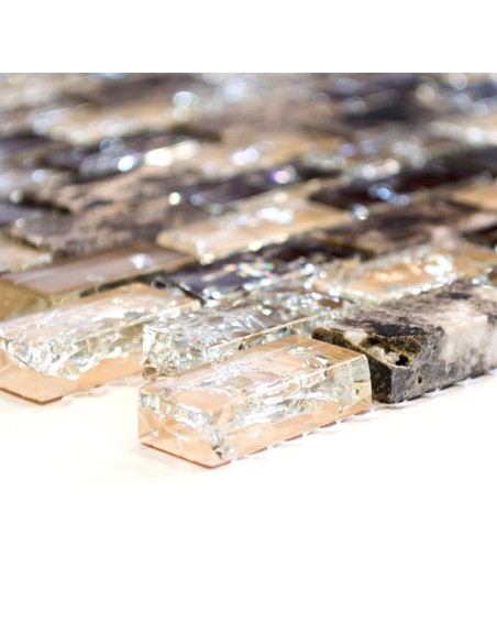 Kristall Marmor Brickmosaik Beige
 | Ekosten.se
