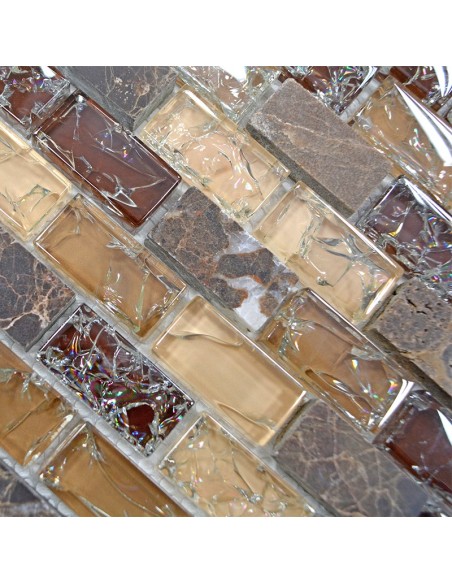 Kristall Marmor Brickmosaik Beige
 | Ekosten.se