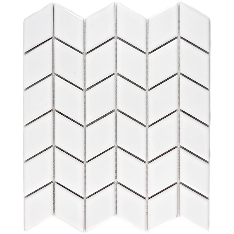Vit Mosaik Keramik Våg Blank | Ekosten.se