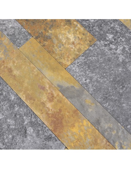 Mosaik Självhäftande Vinyl Skiffer Guld | Ekosten.se