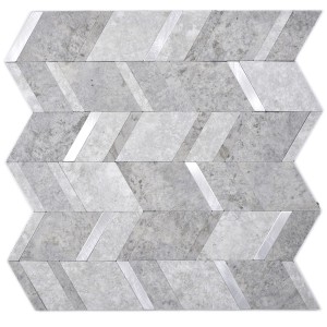 Självhäftande Vinylmosaik Cement Ljusgrå | Ekosten.se