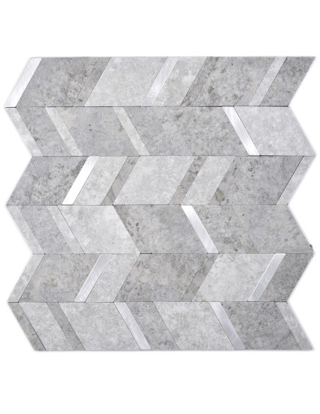 Självhäftande Vinylmosaik Cement Ljusgrå | Ekosten.se