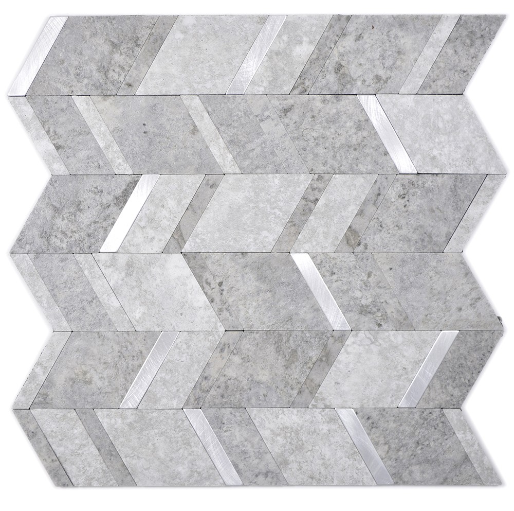 Självhäftande Vinylmosaik Cement Ljusgrå | Ekosten.se
