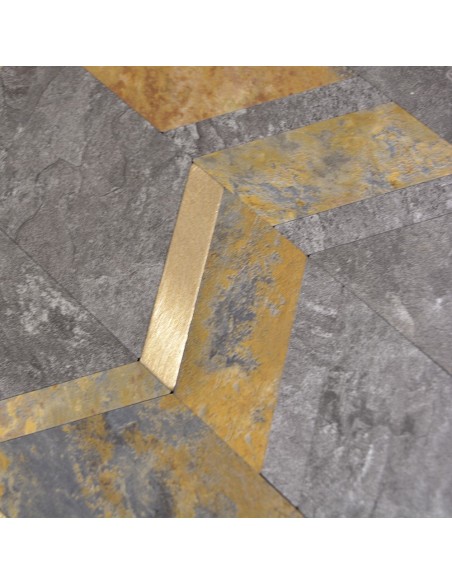 Självhäftande Vinylmosaik Skiffer Guld | Ekosten.se