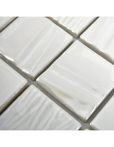 Vit Mosaik Keramik Kanran | Ekosten.se