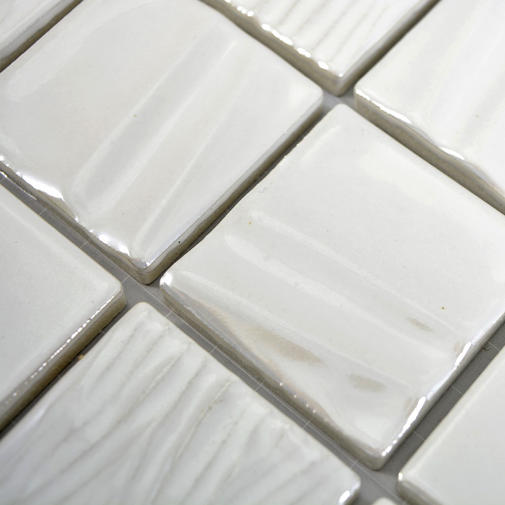 Vit Mosaik Keramik Kanran | Ekosten.se