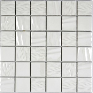 Vit Mosaik Keramik Kanran | Ekosten.se