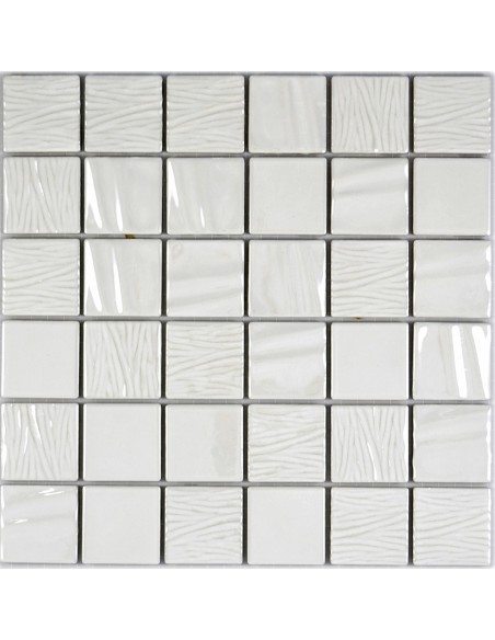 Vit Mosaik Keramik Kanran | Ekosten.se