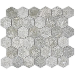 Hexagon Klinker Mosaik Granit Grå | Ekosten.se