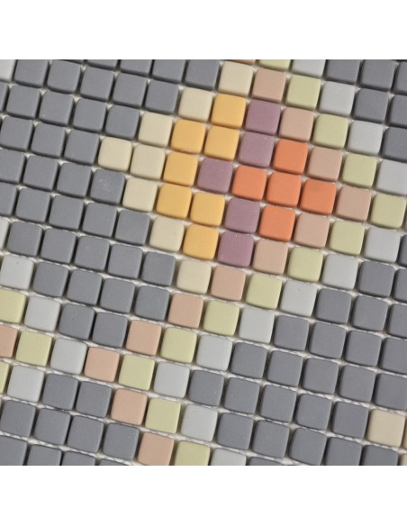 Ecoglas Mosaik Ljusgrå Mix| Ekosten.se
