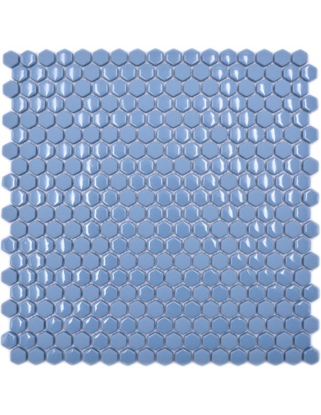 Hexagon Blå Ecoglas Mosaik | Ekosten.se