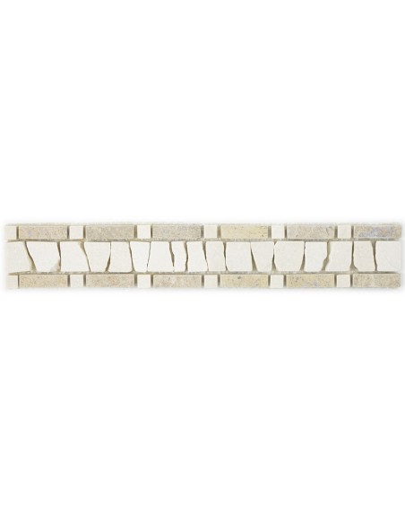 Bård Marmor Stege Beige Creme 5x30cm | Ekosten.se