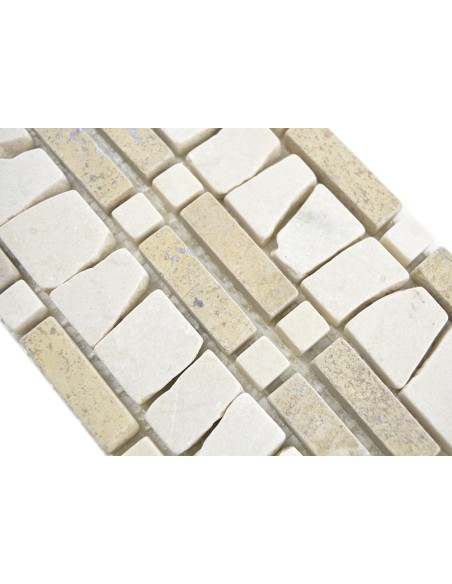 Bård Marmor Stege Beige Creme 5x30cm | Ekosten.se