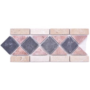Bård Natursten Jupiter Svart Beige Rosa | Ekosten.se
