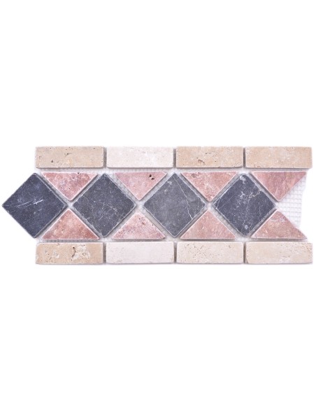 Bård Natursten Jupiter Svart Beige Rosa | Ekosten.se