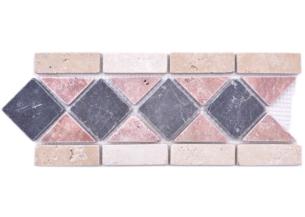 Bård Natursten Jupiter Svart Beige Rosa | Ekosten.se