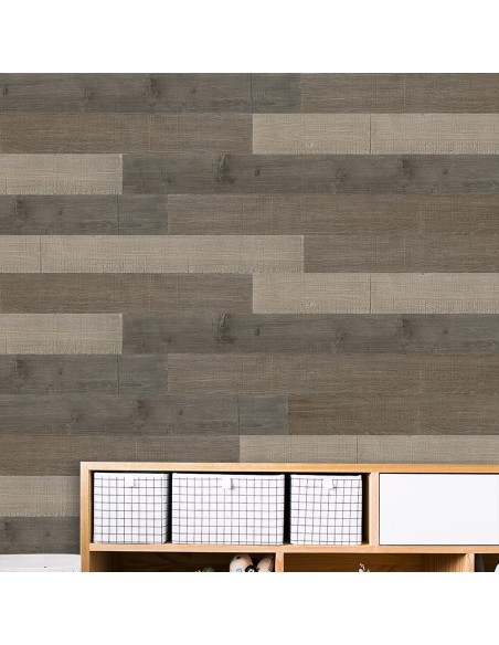 Självhäftande Träpanel Woodland Grå Mix | Ekosten.se