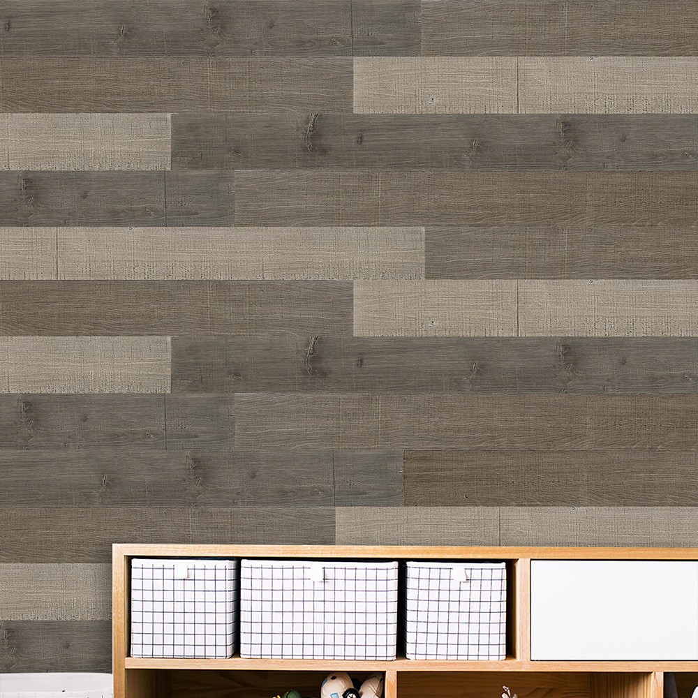 Självhäftande Träpanel Woodland Grå Mix | Ekosten.se