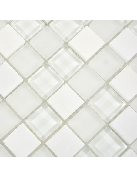 Supervit Marmor Kristall Mosaik | Ekosten.se