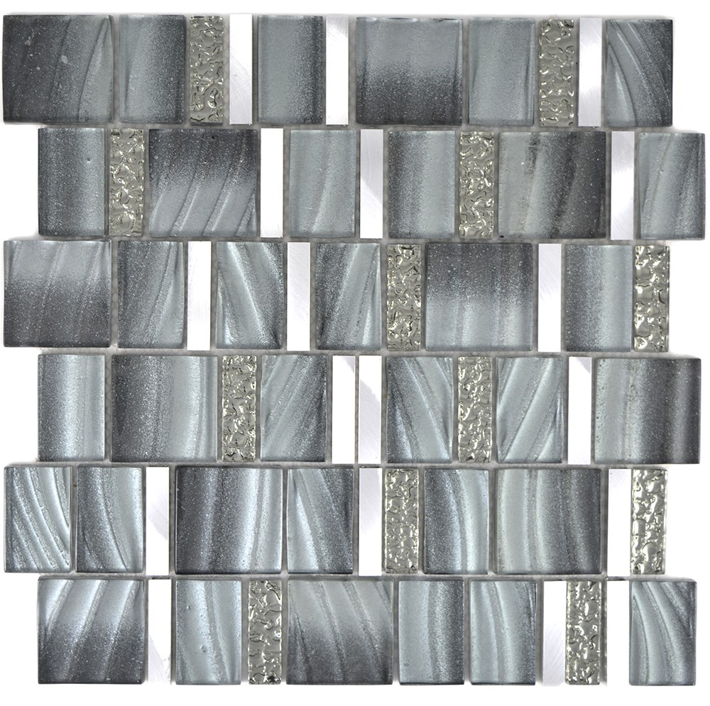 Kristall Metall Mosaik Silver Grå | Ekosten.se