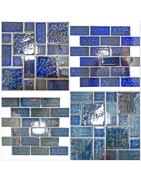 Zellige Rustik Kakel Mosaik Grön | Ekosten.se