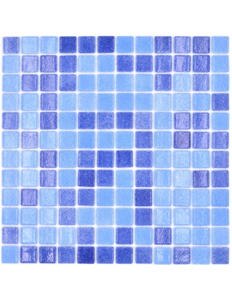 Glasmosaik Eco Blå Mix Blank | Ekosten.se