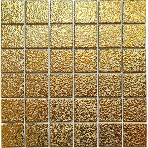 Guld Keramik Mosaik Struktur | Ekosten.se