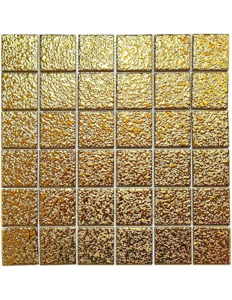 Guld Keramik Mosaik Struktur | Ekosten.se