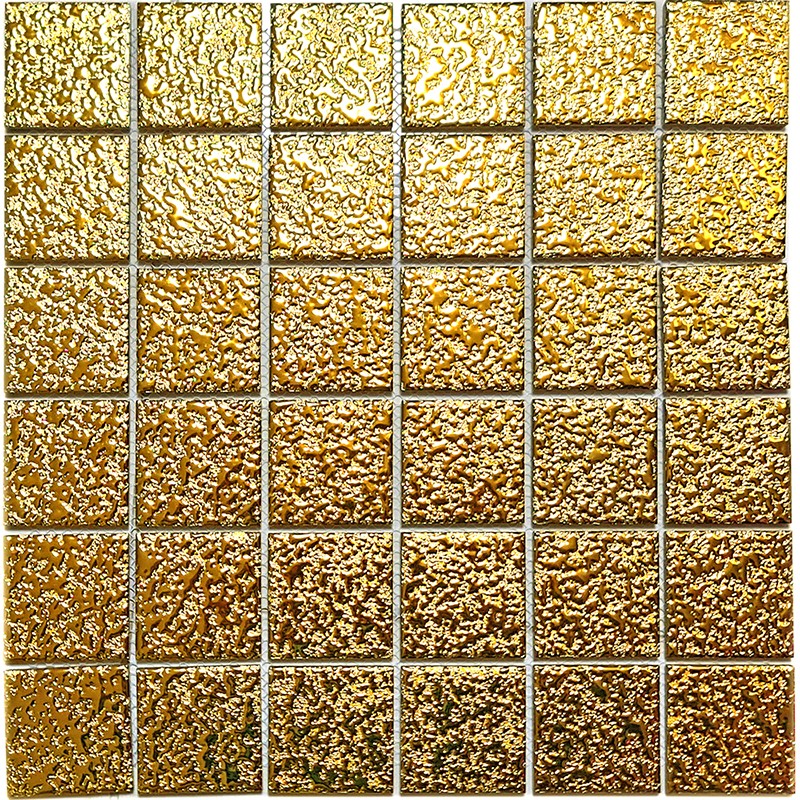 Guld Keramik Mosaik Struktur | Ekosten.se