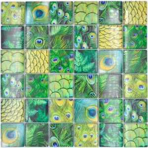 Kristall Mosaik Wildlife Grön | Ekosten.se