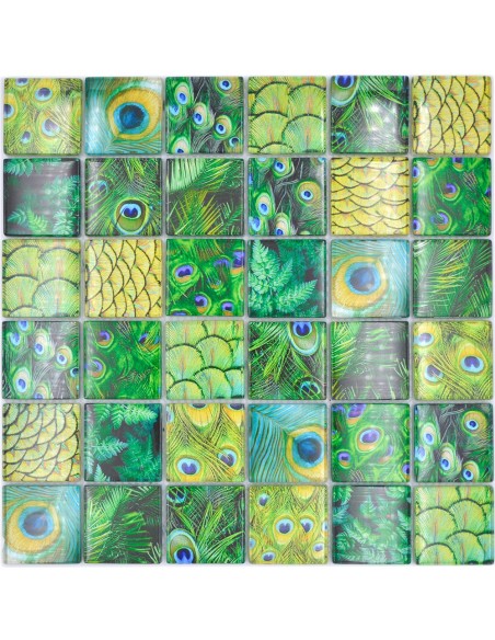 Kristall Mosaik Wildlife Grön | Ekosten.se