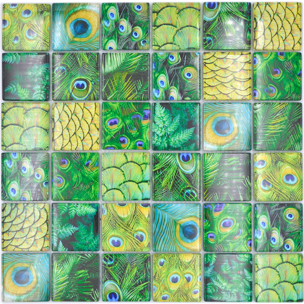 Kristall Mosaik Wildlife Grön | Ekosten.se