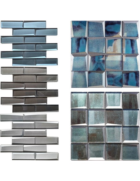 Grön Kristall Mosaik 3D Optik | Ekosten.se