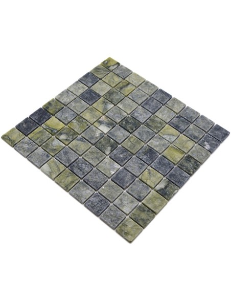 Marmor Mosaik Grön Tumlad | Ekosten.se