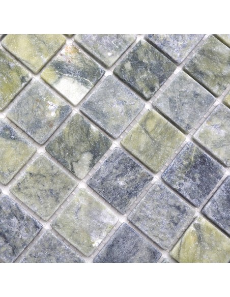 Marmor Mosaik Grön Tumlad | Ekosten.se