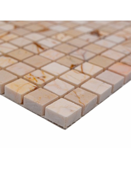 Marmor Mosaik Guld Creme | Ekosten.se