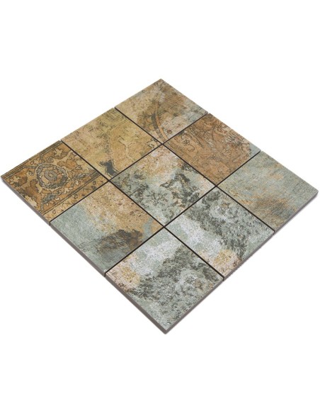 Granitkeramik Mosaik Bagdad 95x95mm | Ekosten.se