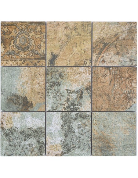 Granitkeramik Mosaik Bagdad 95x95mm | Ekosten.se