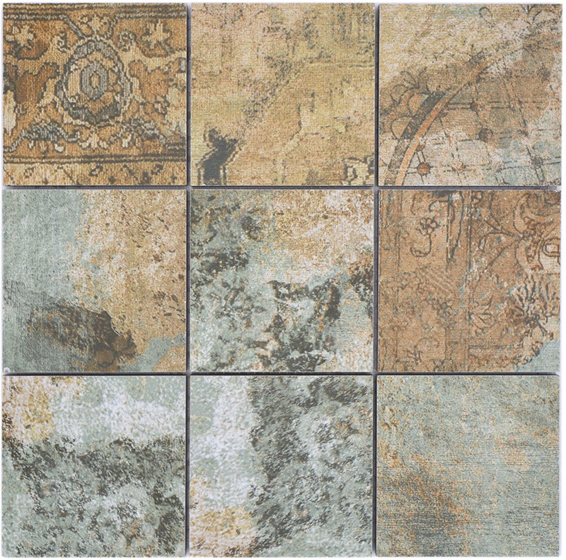 Granitkeramik Mosaik Bagdad 95x95mm | Ekosten.se