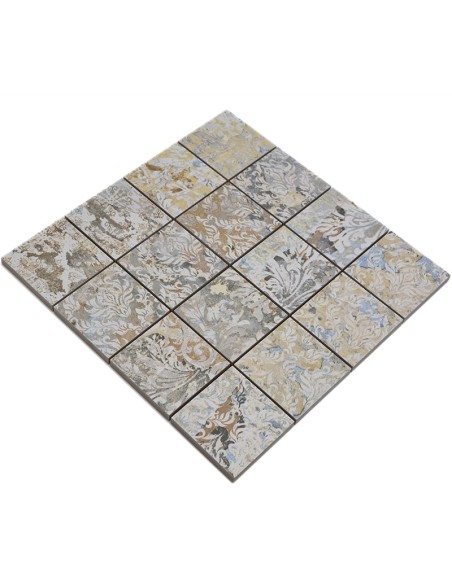 Granitkeramik Mosaik Curtain Sand 71x71mm | Ekosten.se