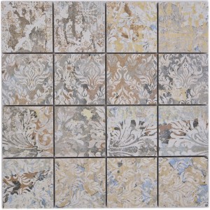 Granitkeramik Mosaik Curtain Sand 71x71mm | Ekosten.se