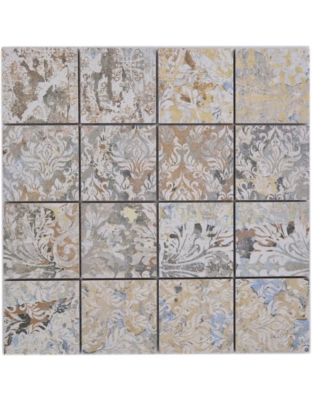 Granitkeramik Mosaik Curtain Sand 71x71mm | Ekosten.se