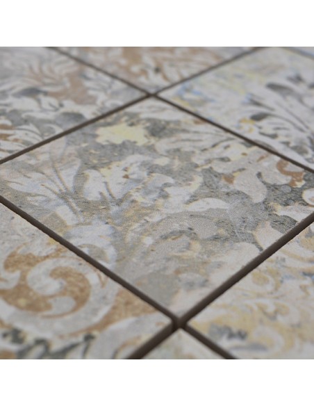 Granitkeramik Mosaik Curtain Sand 71x71mm | Ekosten.se