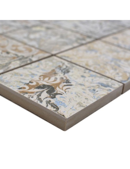 Granitkeramik Mosaik Curtain Sand 71x71mm | Ekosten.se