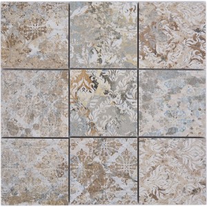 Granitkeramik Mosaik Curtain Sand 95x95mm | Ekosten.se
