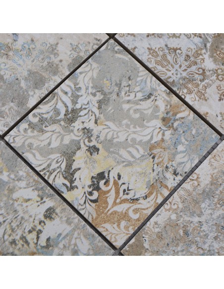 Granitkeramik Mosaik Curtain Sand 95x95mm | Ekosten.se
