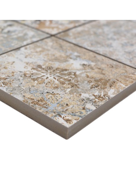 Granitkeramik Mosaik Curtain Sand 95x95mm | Ekosten.se